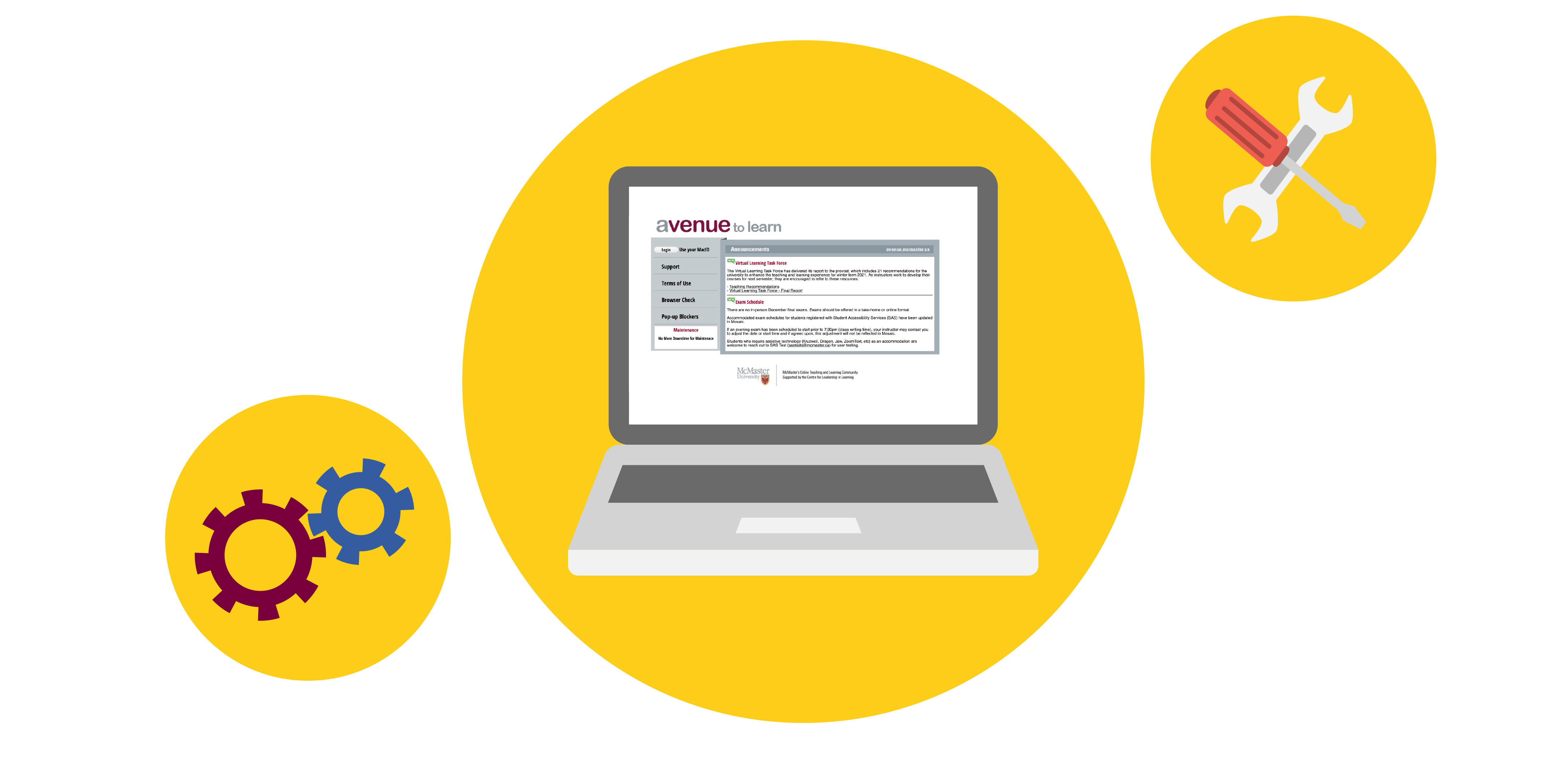 Illustration of avenue home screen