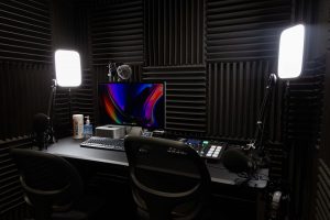 Angled Photo of Audio Studio