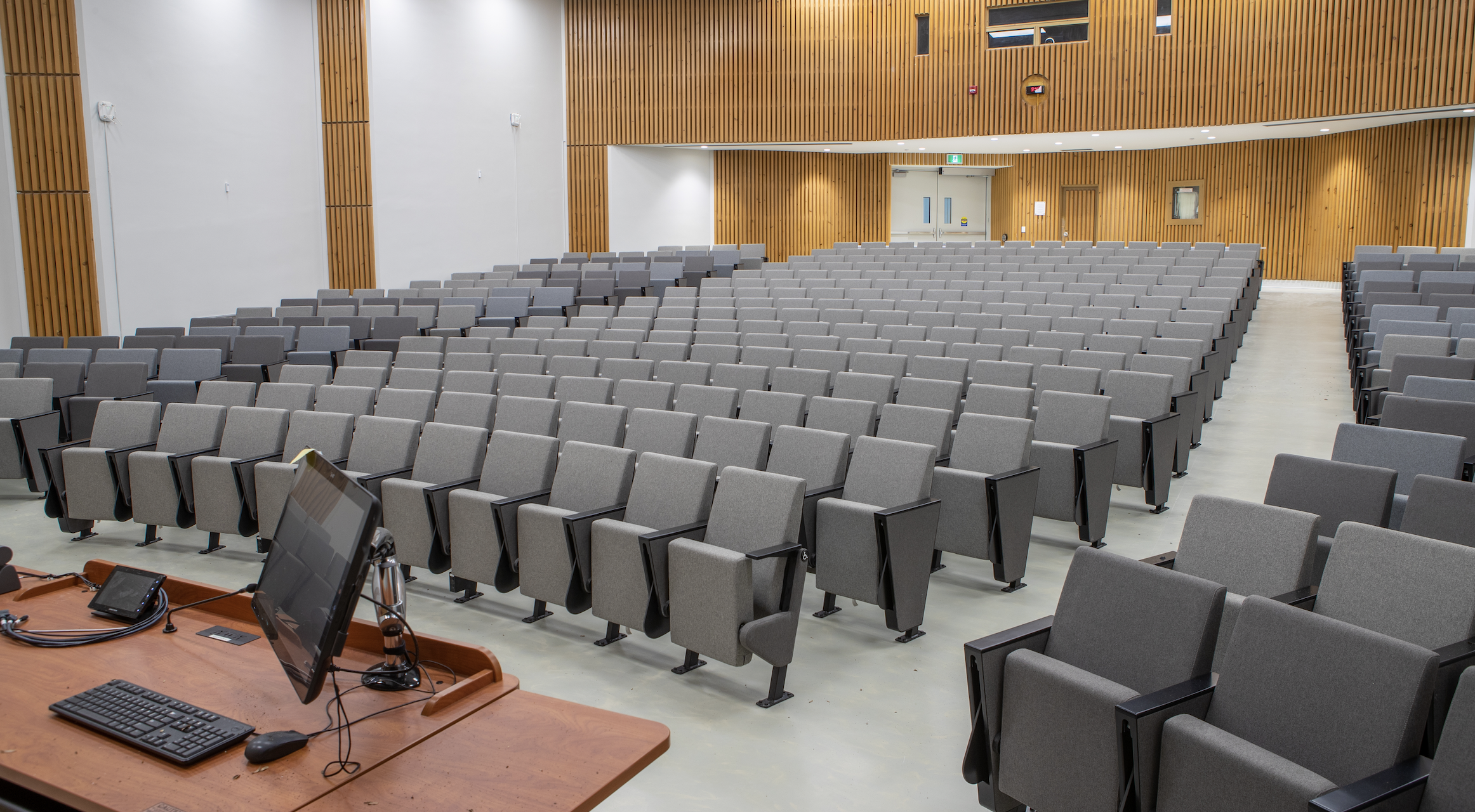 Empty lecture hall
