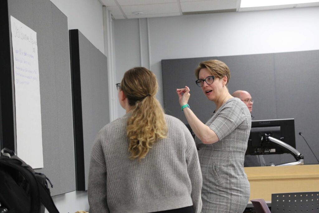 Vice Provost - Teaching and Learning, Catherine Anderson, discusses Open Educational Resources at a Teaching and Learning Month event.